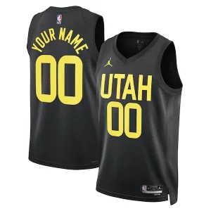 Único Lujoso Fantástico Utah Jazz Jordan Brand Unisex 2022/23 Swingman Custom Jersey Statement Edition Black