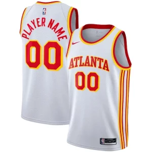 Lujoso Atlanta Hawks Nike 2020/21 Swingman Custom Jersey Association Edition White