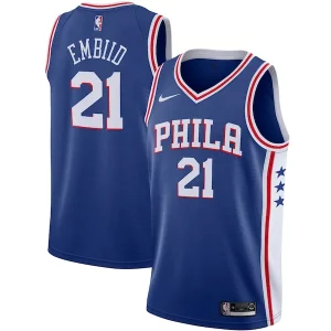 Cool Perfecto Joel Embiid Philadelphia 76ers Nike 2019/2020 Swingman Jersey Icon Edition Royal