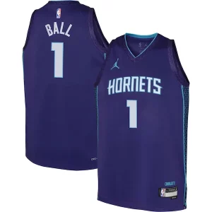 Sofisticado Ideal LaMelo Ball Charlotte Hornets Jordan Brand Youth Swingman Jersey Statement Edition Purple