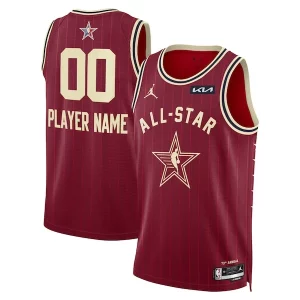 Maravilloso Jordan Brand Unisex 2024 NBA All Star Game Swingman Custom Jersey Crimson