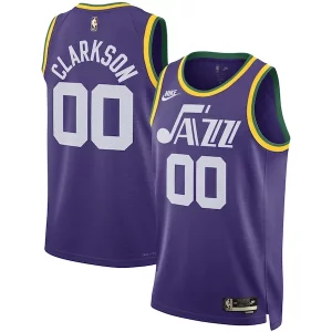 Fácil de llevar Jordan Clarkson Utah Jazz Nike Unisex Swingman Replica Jersey Classic Edition Purple