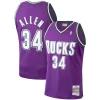 Fácil de llevar Hermoso Fantástico Ray Allen Milwaukee Bucks 2000/01 Hardwood Classics Swingman Jersey Purple