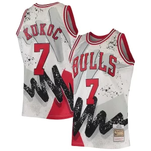 Robusto Fantástico Maravilloso Toni Kukoc Chicago Bulls Hardwood Classics 1995/96 Hyper Hoops Swingman Jersey White
