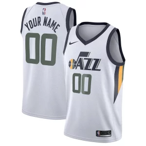 Atractivo Chulo Cool Utah Jazz Nike Swingman Custom Jersey Association Edition White