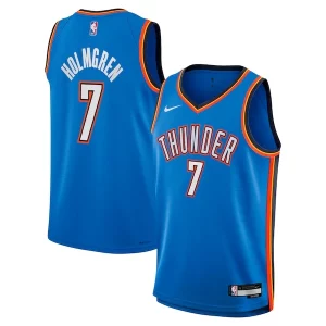 Práctico Chet Holmgren Oklahoma City Thunder Nike Youth Swingman Jersey Icon Edition Blue