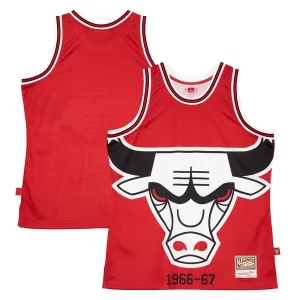 Único Chicago Bulls Hardwood Classics Blown Out Fashion Jersey Red