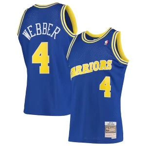 Atractivo Chris Webber Golden State Warriors 1993/94 Hardwood Classics Swingman Jersey Royal