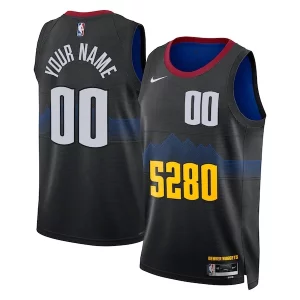 Estupendo Exquisito Denver Nuggets Nike Unisex 2023/24 Custom Swingman Jersey Black City Edition