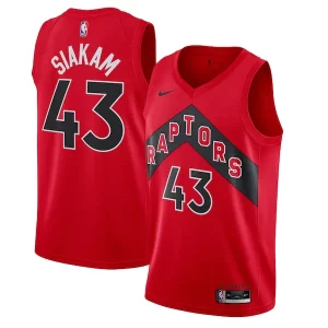 Hermoso Pascal Siakam Toronto Raptors Nike 2020/21 Icon Swingman Jersey Red