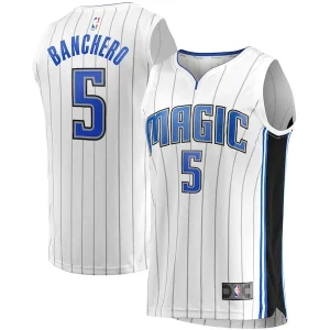 Robusto Paolo Banchero Orlando Magic Fast Break Association Jersey White