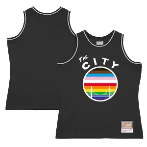 Exquisito Golden State Warriors Hardwood Classic Pride Jersey Black