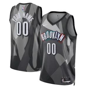 Delicioso Sofisticado Brooklyn Nets Nike Unisex 2024/25 Custom Swingman Jersey City Edition Gray