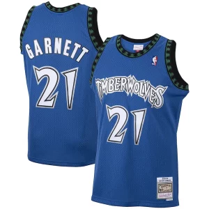 Resistente Exquisito Kevin Garnett Minnesota Timberwolves 2001/02 Hardwood Classics Swingman Jersey Blue