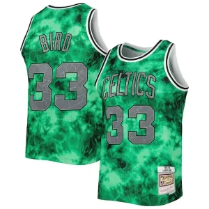Lujoso Larry Bird Boston Celtics 1985/86 Galaxy Swingman Jersey Kelly Green