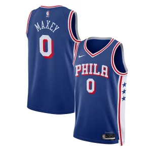 Único Tyrese Maxey Philadelphia 76ers Nike Unisex Swingman Jersey Association Edition Royal