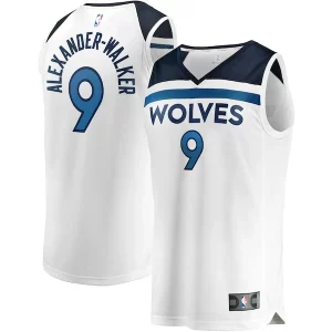 Encantador Cool Práctico Nickeil Alexander Walker Minnesota Timberwolves Youth Fast Break Replica Player Jersey Association Edition White
