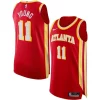 Único Trae Young Atlanta Hawks Nike Authentic Jersey Association Edition Red