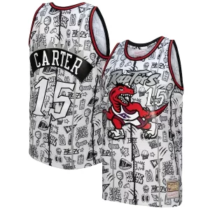 Magnífico Vince Carter Toronto Raptors 1998/99 Swingman Jersey White