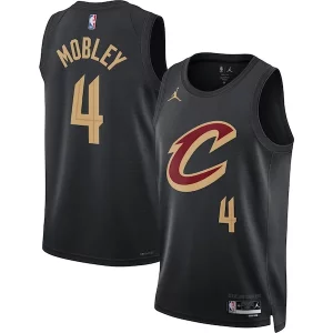 Ideal Evan Mobley Cleveland Cavaliers Jordan Brand Unisex Swingman Jersey Statement Edition Black