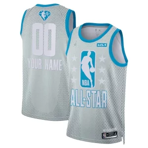 Ideal Nike 2022 NBA All Star Game Swingman Custom Jersey Gray