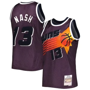 Robusto Steve Nash Phoenix Suns 1996/97 Hardwood Classics Off Court Swingman Jersey Purple