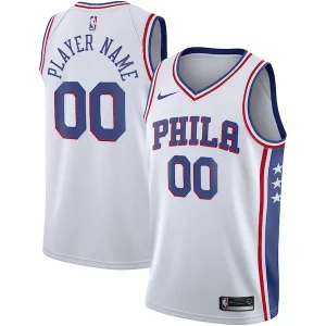 Resistente Philadelphia 76ers Nike 2020/21 Swingman Custom Jersey Association Edition White
