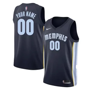 Hermoso Memphis Grizzlies Nike Swingman Custom Jersey Navy Icon Edition