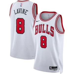 Ideal Resistente Zach LaVine Chicago Bulls Nike Unisex Swingman Jersey Association Edition White/Red