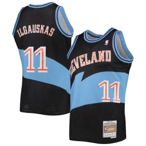 Hermoso Práctico Zydrunas Ilgauskas Cleveland Cavaliers Hardwood Classics Swingman Jersey Black