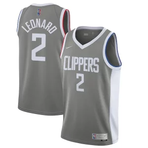 Único Elegante Kawhi Leonard LA Clippers Nike 2020/21 Swingman Player Jersey Gray Earned Edition