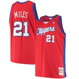 Original Cool Darius Miles LA Clippers Hardwood Classics Swingman Jersey Red