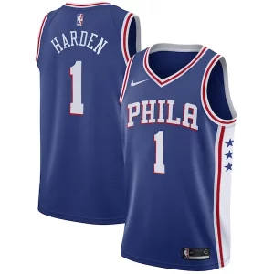 Versátil James Harden Philadelphia 76ers Nike Swingman Jersey Icon Edition Royal
