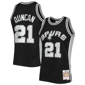 Bonito Robusto Tim Duncan San Antonio Spurs 1998/99 Hardwood Classics NBA 75th Anniversary Diamond Swingman Jersey Black