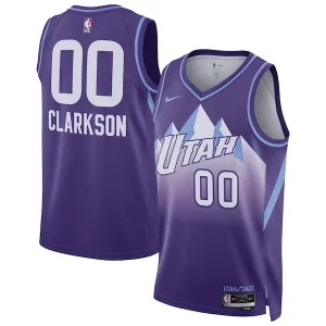 Cool Increíble Bonito Jordan Clarkson Utah Jazz Nike Unisex 2024/25 Swingman Player Jersey City Edition Purple