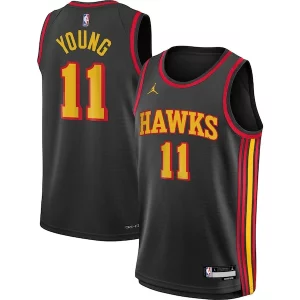 Elegante Robusto Trae Young Atlanta Hawks Jordan Brand Youth Swingman Jersey Statement Edition Black