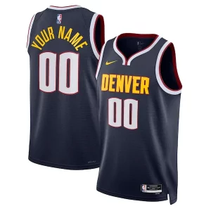 Fantástico Exquisito Fácil de llevar Denver Nuggets Nike Unisex Swingman Custom Jersey Navy Icon Edition