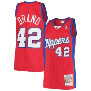 Moderno Elton Brand LA Clippers Hardwood Classics Swingman Jersey Red