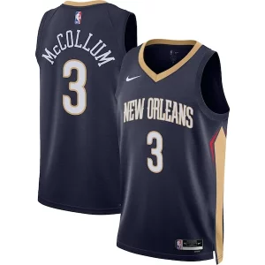 Original Perfecto C.J. McCollum New Orleans Pelicans Nike Unisex Swingman Jersey Icon Edition Navy