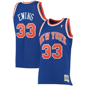 Bonito Hermoso Patrick Ewing New York Knicks 1991/92 Big & Tall Hardwood Classics Swingman Jersey Blue