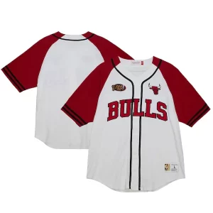 Elegante Lujoso Sofisticado Chicago Bulls Practice Day Baseball Jersey White
