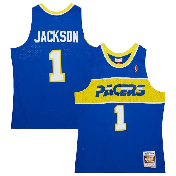Original Stephen Jackson Indiana Pacers Hardwood Classics Swingman Jersey Royal
