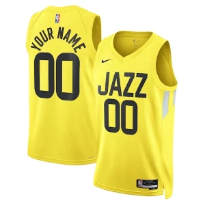Duradero Utah Jazz Nike Unisex Swingman Custom Jersey Gold Icon Edition