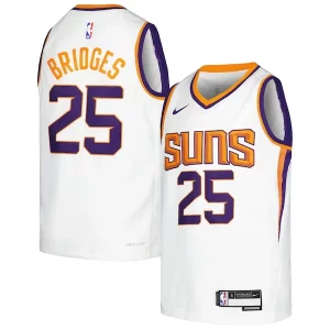 Maravilloso Atractivo Comodo Mikal Bridges Phoenix Suns Nike Youth Swingman Jersey Association Edition White/Purple