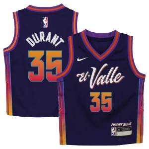 Increíble Kevin Durant Phoenix Suns Nike Preschool Swingman Replica Jersey City Edition Purple