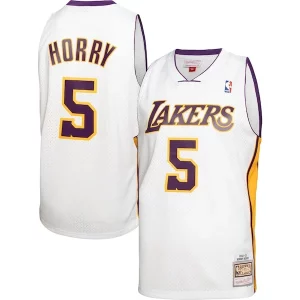 Robusto Delicioso Ideal Robert Horry Los Angeles Lakers 2001/02 Hardwood Classics Swingman Jersey White