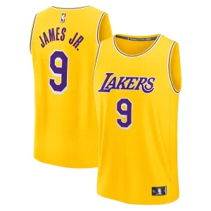 Ideal Genial Clásico Bronny James Los Angeles Lakers 2024 NBA Draft Fast Break Player Jersey Icon Edition Gold