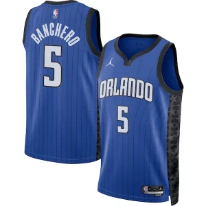 Encantador Fácil de llevar Paolo Banchero Orlando Magic Jordan Brand Unisex Swingman Jersey Statement Edition Blue