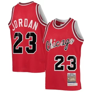 Único Youth Chicago Bulls Michael Jordan Red 1984/85 Hardwood Classics Authentic Jersey