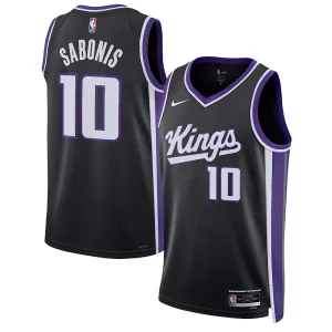Increíble Domantas Sabonis Sacramento Kings Nike Unisex Swingman Jersey Association Edition Black